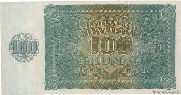100 Kuna from Croatia