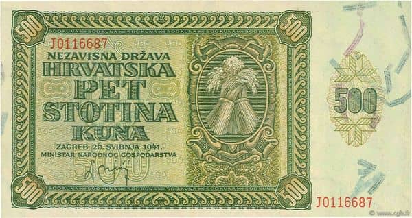 500 Kuna from Croatia