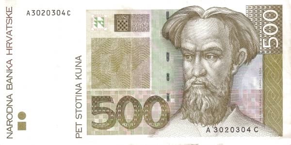 500 Kuna from Croatia