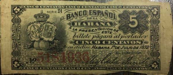 5 Centavos from Cuba