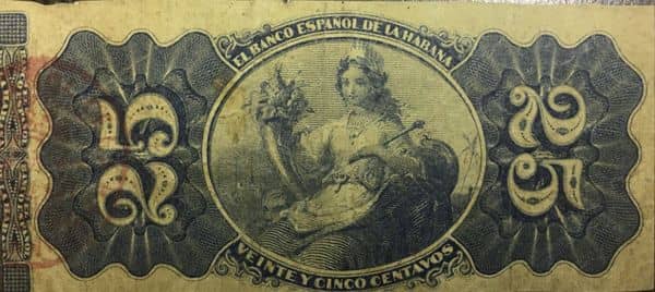 25 Centavos from Cuba