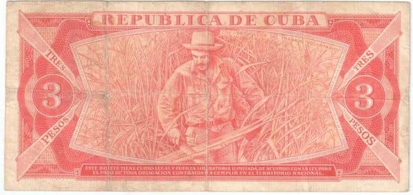 3 Pesos from Cuba