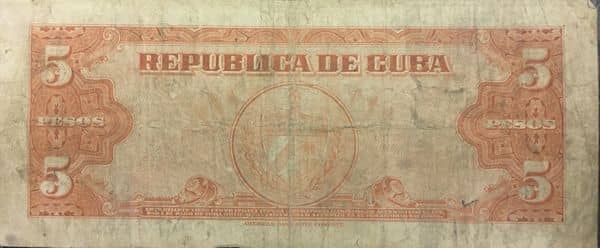 5 Pesos from Cuba