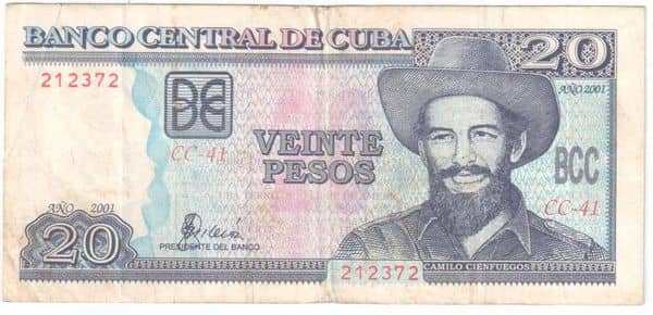 20 Pesos from Cuba