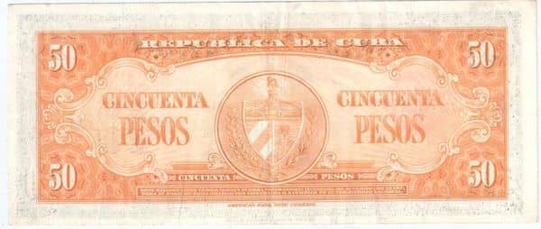 50 Pesos from Cuba