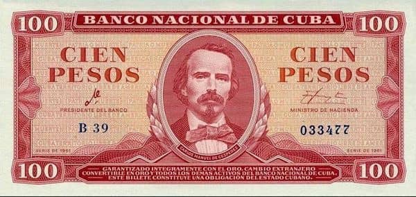 100 Pesos from Cuba