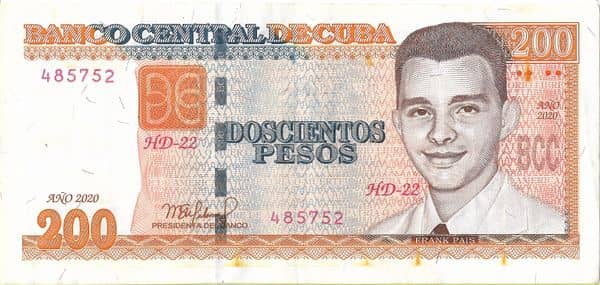 200 Pesos from Cuba
