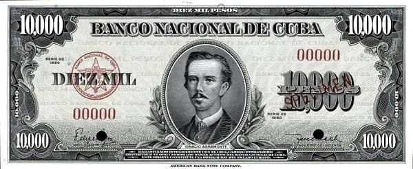 10000 Pesos from Cuba