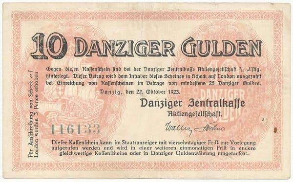 10 Gulden from Danzing