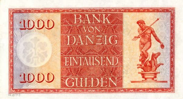 1000 Gulden from Danzing