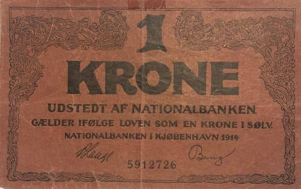 1 Krone from Denmark