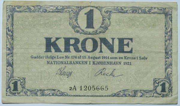 1 Krone from Denmark