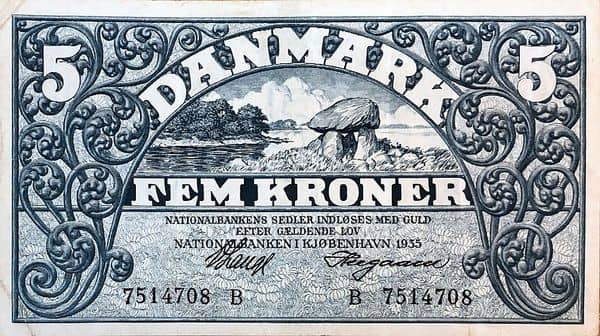 5 Kroner from Denmark