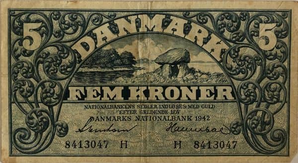 5 Kroner from Denmark