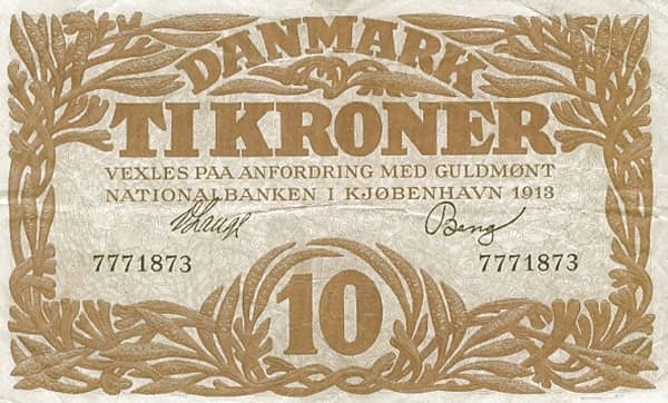10 Kroner from Denmark