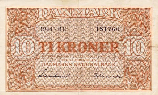 10 Kroner from Denmark
