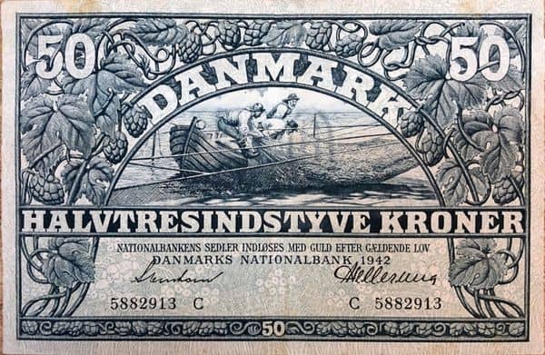 50 Kroner from Denmark