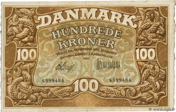 100 Kroner from Denmark