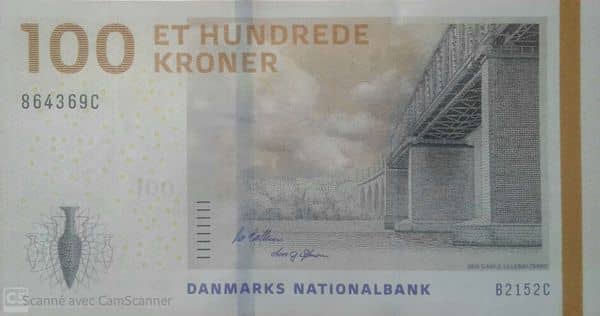 100 Kroner Danish Bridges and Antiquities from Denmark