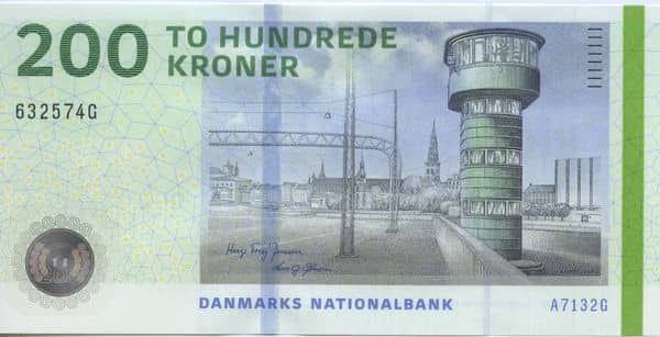200 Kroner Danish Bridges and Antiquities from Denmark