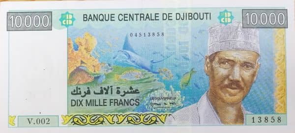 10000 Francs from Djibouti