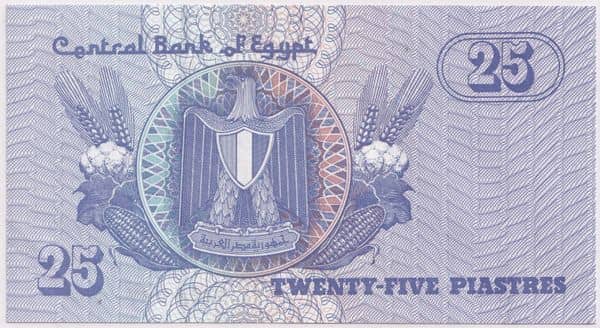 25 Piastres from Egypt