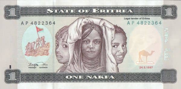 1 Nakfa from Eritrea