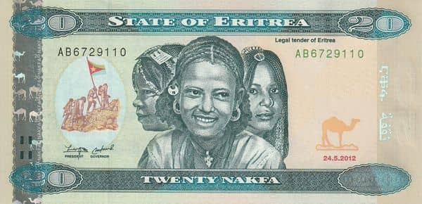 20 Nakfa from Eritrea