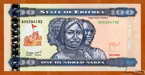 100 Nakfa from Eritrea