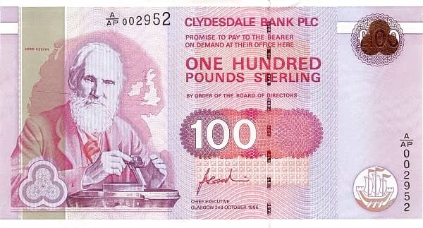 100 Pounds from Scotland