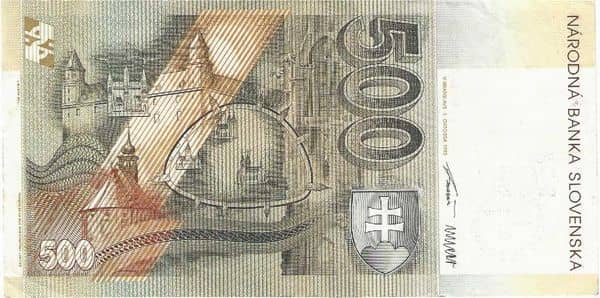 500 Korún from Slovakia