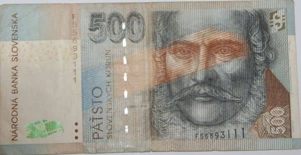 500 Korun from Slovakia