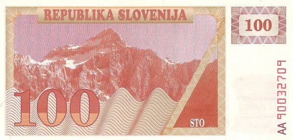 100 Tolarjev from Slovenia