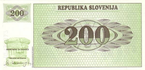 200 Tolarjev from Slovenia
