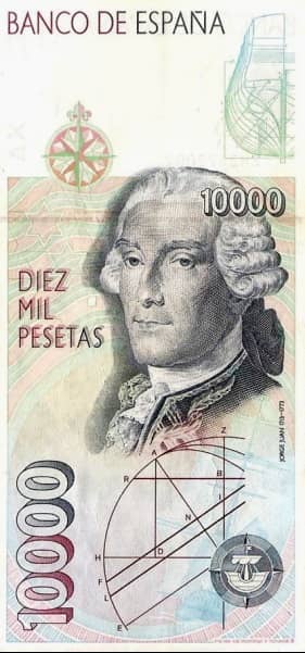 10000 Pesetas (Juan Carlos I y Palacio de Linares) from Spain