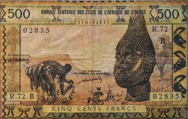 500 Francs from Western African States