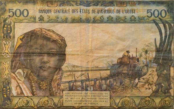 500 Francs from Western African States