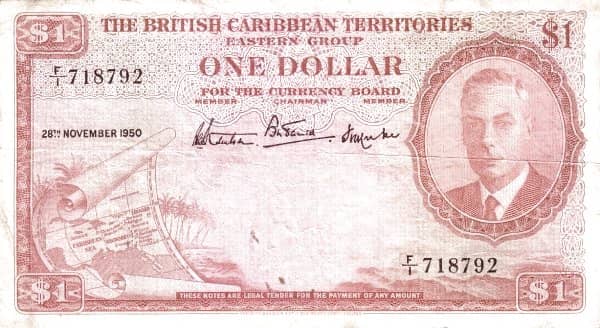 1 Dollar from Eastern Caribbean States