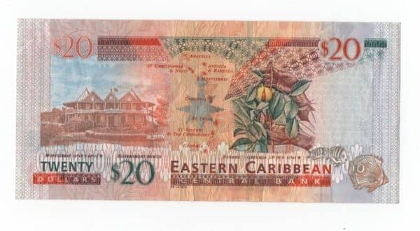 20 Dollars from Eastern Caribbean States