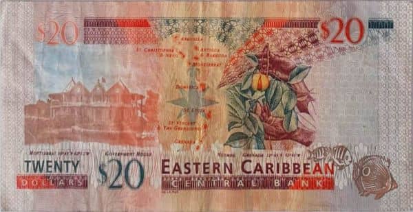 20 Dollars from Eastern Caribbean States