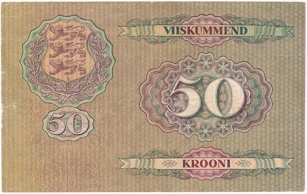 50 Krooni from Estonia
