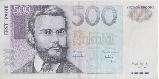 500 Krooni from Estonia