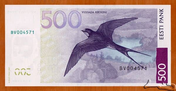 500 Krooni from Estonia