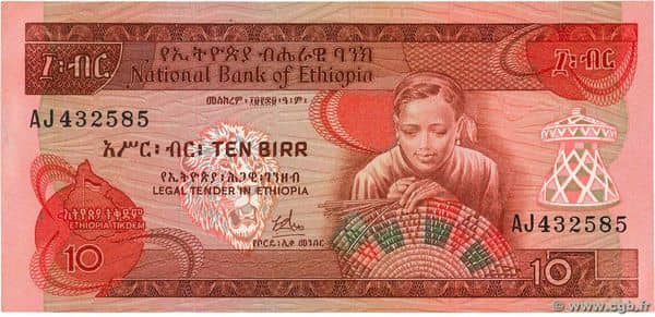 10 Birr from Ethiopia