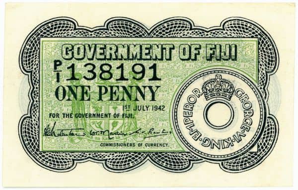 1 Penny from Fiji