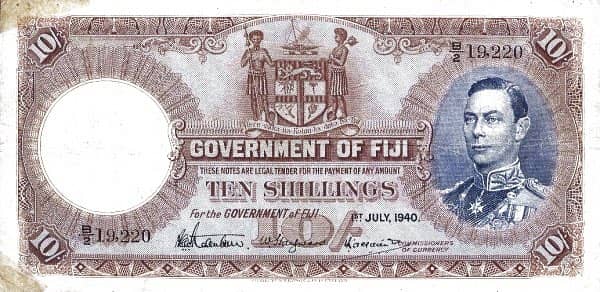 10 Shillings from Fiji