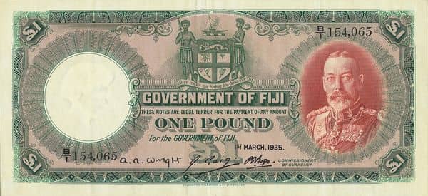 1 Pound from Fiji