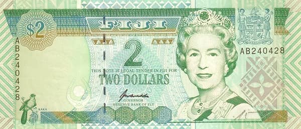 2 Dollars Elizabeth II from Fiji