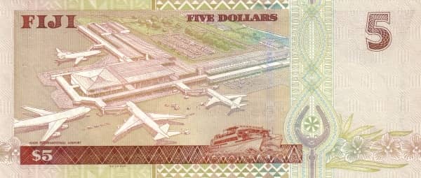 5 Dollars Elizabeth II from Fiji