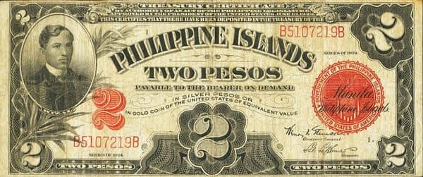 2 Pesos from Philippines